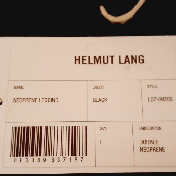 Helmut Lang Neoprene Leggings Pants  NWT - Picture 12 of 16
